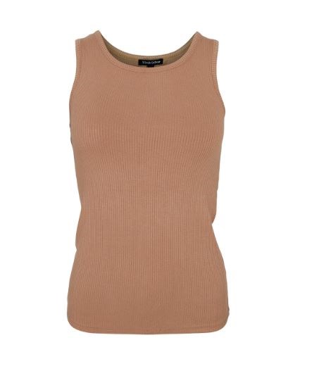 BC Tea Tank Top, Viskose, Latte